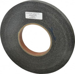 Brite Star - 12" Diam, 1" Face Width, 5" Center Hole, Fine Grade, Silicon Carbide Deburring Wheel - Convolute, Hard Density 8 Grade, 2,100 RPM - Industrial Tool & Supply