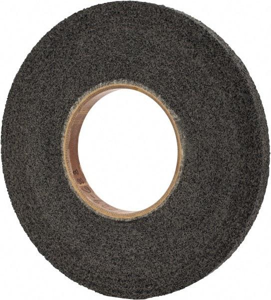 Brite Star - 12" Diam, 1" Face Width, 5" Center Hole, Medium Grade, Silicon Carbide Deburring Wheel - Convolute, Hard Density 8 Grade, 2,100 RPM - Industrial Tool & Supply