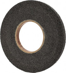 Brite Star - 12" Diam, 1" Face Width, 5" Center Hole, Medium Grade, Silicon Carbide Deburring Wheel - Convolute, Hard Density 8 Grade, 2,100 RPM - Industrial Tool & Supply