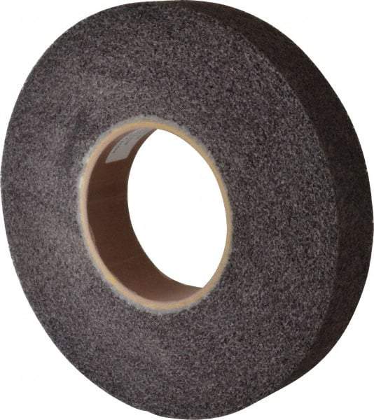 Brite Star - 12" Diam, 2" Face Width, 5" Center Hole, Medium Grade, Aluminum Oxide Deburring Wheel - Convolute, Soft Density 5 Grade, 3,000 RPM - Industrial Tool & Supply