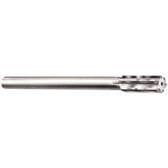 Made in USA - 0.3105" Carbide-Tipped 4 Flute Dowel Pin Chucking Reamer - Industrial Tool & Supply