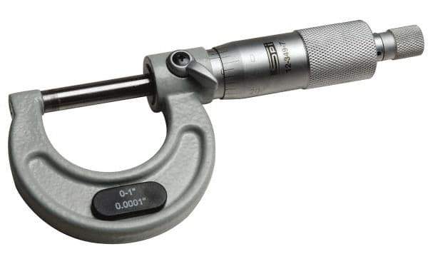 SPI - 200 to 225mm Range, 0.01mm Graduation, Mechanical Outside Micrometer - Ratchet Stop Thimble, Accurate to 0.008mm - Industrial Tool & Supply