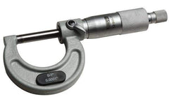 SPI - 200 to 225mm Range, 0.01mm Graduation, Mechanical Outside Micrometer - Ratchet Stop Thimble, Accurate to 0.008mm - Industrial Tool & Supply