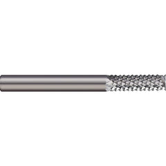 Micro 100 - 1/8" Diam, 1/2" LOC, 1/8" Shank Diam, End Mill-End Diamond-Pattern Router Bit - Exact Industrial Supply