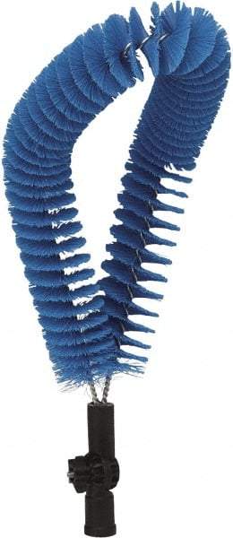 Vikan - Polyester Clean In Place Brush - 2-1/2" Bristle Length, 20" Long x 2-1/2" Wide Head, Blue - Industrial Tool & Supply