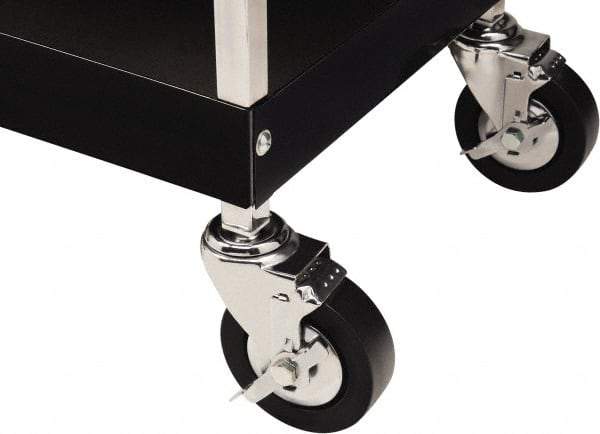 Sunex Tools - 16" Wide x 40" High x 27" Deep, 5 Drawer Tool Cart - 500 Lb Capacity, 16 Gauge Steel, Black - Industrial Tool & Supply