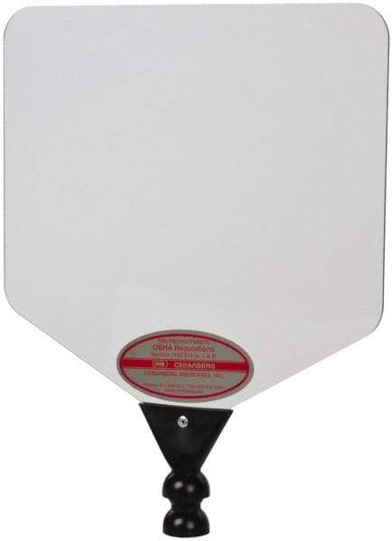 Cedarberg - 9 Inch Long x 9 Inch Wide Polycarbonate Replacement Shield - For Use With Opti Shield 8550-420 - Industrial Tool & Supply