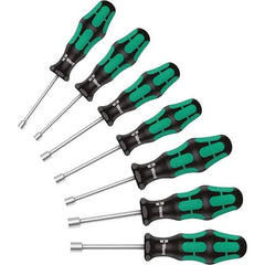 Wera - 5.5mm Hollow Shaft Nutdriver - Cushion Grip Handle, 188mm OAL - Industrial Tool & Supply