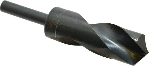 Chicago-Latrobe - 1-21/64" Drill, 118° Point, High Speed Steel Silver Deming & Reduced Shank Drill Bit - Oxide Finish, 6" OAL, Straight Shank, 3-1/8" Flute Length, Right Hand Cut, Standard Point, Spiral Flute, Regular Spiral - Industrial Tool & Supply