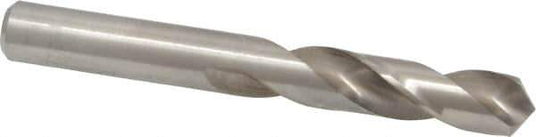 Chicago-Latrobe - 25/64" 118° Spiral Flute High Speed Steel Screw Machine Drill Bit - Bright Finish, Right Hand Cut, 1-7/8" Flute Length, 3-1/4" OAL, Standard Point, Straight Shank - Industrial Tool & Supply