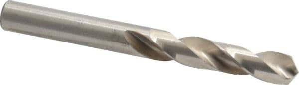 Chicago-Latrobe - 0.295" 118° Spiral Flute High Speed Steel Screw Machine Drill Bit - Bright Finish, Right Hand Cut, 1-9/16" Flute Length, 2-3/4" OAL, Standard Point, Straight Shank - Industrial Tool & Supply