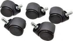 Bevco - Black Hard Floor Casters - For Hard Floors - Industrial Tool & Supply