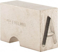 Pryor - Letter A, Individual Hardened Steel Type - 3/8 Inch Character - Industrial Tool & Supply