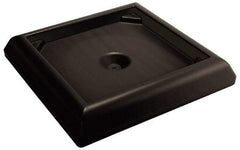 Rubbermaid - Black Plastic Weighted Base - Compatible with 45 & 65 Gal Containers, 24-1/2" Long, 6" High - Industrial Tool & Supply