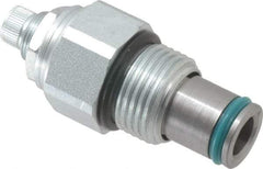 Parker - 0.5 GPM Steel Hydraulic Control Valve - 7/8-14 Thread, C10-2 Cavity - Industrial Tool & Supply