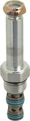 Parker - 4.5 GPM Steel Hydraulic Control Valve - 7/8-14 Thread, C10-3 Cavity - Industrial Tool & Supply
