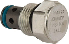 Parker - 16 GPM Steel Hydraulic Control Valve - 7/8-14 Thread, C10-2 Cavity - Industrial Tool & Supply