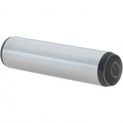 Value Collection - 10mm Diam x 40mm Pin Length Alloy Steel Pull Out Dowel Pin - C 57-63 Hardness, 1 Rounded & 1 Threaded End - Industrial Tool & Supply