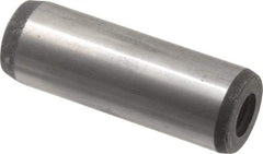 Value Collection - 20mm Diam x 60mm Pin Length Alloy Steel Pull Out Dowel Pin - C 57-63 Hardness, 1 Rounded & 1 Threaded End - Industrial Tool & Supply