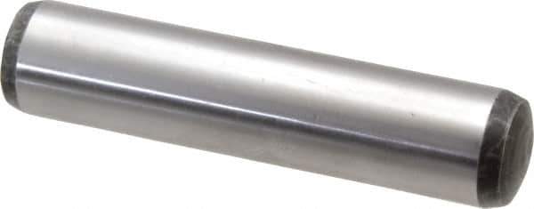 Value Collection - 20mm Diam x 90mm Pin Length Alloy Steel Pull Out Dowel Pin - C 57-63 Hardness, 1 Rounded & 1 Threaded End - Industrial Tool & Supply