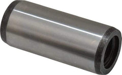 Value Collection - 25mm Diam x 60mm Pin Length Alloy Steel Pull Out Dowel Pin - C 57-63 Hardness, 1 Rounded & 1 Threaded End - Industrial Tool & Supply