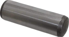 Value Collection - 25mm Diam x 80mm Pin Length Alloy Steel Pull Out Dowel Pin - C 57-63 Hardness, 1 Rounded & 1 Threaded End - Industrial Tool & Supply