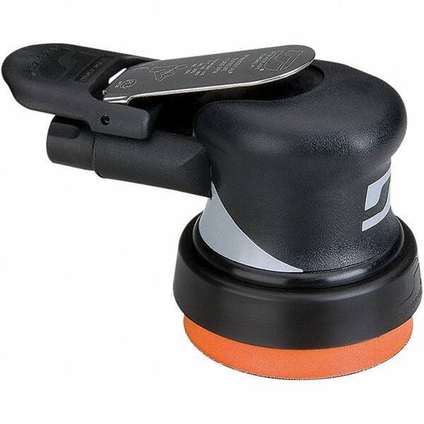 Dynabrade - 18 CFM Air Consumption, Palm Air Orbital Sander - Round Pad, - Industrial Tool & Supply