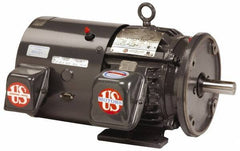 US Motors - 75 hp, TEFC Enclosure, No Thermal Protection, 3,565 RPM, 230/460 Volt, 60 Hz, Three Phase Premium Efficient Motor - Size 365 Frame, Rigid Mount, 1 Speed, Ball Bearings, 167/83 Full Load Amps, F Class Insulation, Reversible - Industrial Tool & Supply