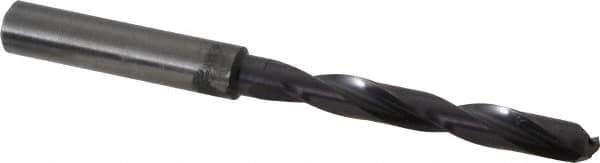 Guhring - 6.2mm 140° Solid Carbide Jobber Drill - FIREX Finish, Right Hand Cut, Spiral Flute, Straight Shank, 91mm OAL, SU Point - Industrial Tool & Supply
