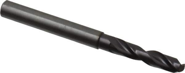 Guhring - 0.2087" 140° Spiral Flute Solid Carbide Screw Machine Drill Bit - FIREX Finish, Right Hand Cut, 28mm Flute Length, 66mm OAL, SU Point, Straight Shank - Industrial Tool & Supply