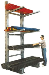Made in USA - 36 Inches Long, Extra Heavy Duty, Straight Arm - Without Lip, 3,400 Lb. Load Limit - Industrial Tool & Supply