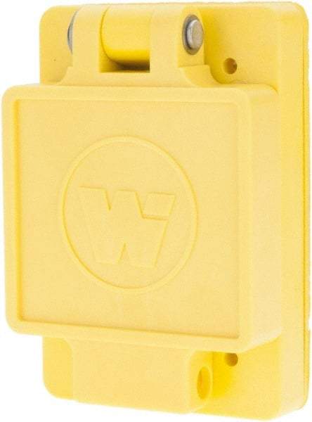Value Collection - 480 VAC, 30 Amp, L16-30R NEMA, Ungrounded Receptacle - 3 Poles, 4 Wire, Female End, Yellow - Industrial Tool & Supply