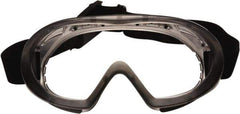 PYRAMEX - Size Universal, Clear Polycarbonate Anti-Fog & Scratch Resistant Lens, Safety Goggles - Indirect Vent, Gray PVC/Polycarbonate Frame, Over the Glass Style - Industrial Tool & Supply