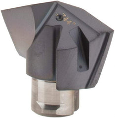 Iscar - Series ICM, 18.9mm Diam Grade IC908 140° Replaceable Drill Tip - Carbide, TiAlN Finish, 18 Seat Size - Industrial Tool & Supply