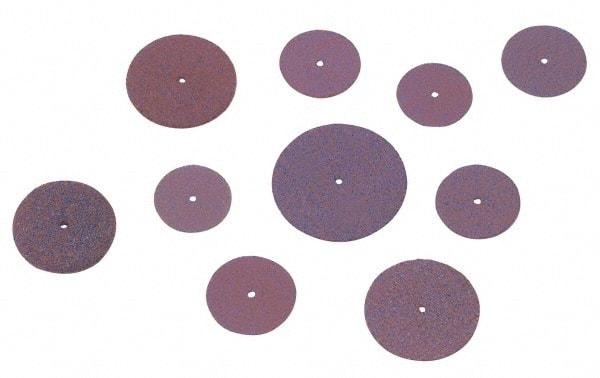 Tru-Maxx - 16" 46 Grit Aluminum Oxide Cutoff Wheel - 1/8" Thick, 1" Arbor, 2,268 Max RPM, Use with Stationary Tools - Industrial Tool & Supply