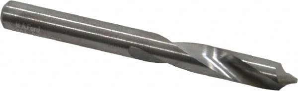 M.A. Ford - 5mm Body Diam, 90°, 51mm OAL, Solid Carbide Spotting Drill - Industrial Tool & Supply
