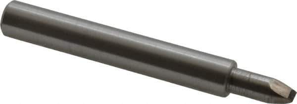 Made in USA - 0.02 Max Concave Radius Single Point Diamond Dresser - 2" Long x 3/8" Shank Diam - Industrial Tool & Supply