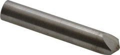 Value Collection - 3/4 Carat Lapped Chisel Single Point Diamond Dresser - 2-1/2" Long x 7/16" Shank Diam, 60° Included Angle - Industrial Tool & Supply