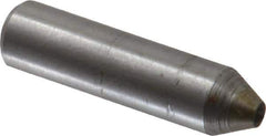 Made in USA - 1" Long x 1/4" Shank Diam Thread Single Point Diamond Dresser - 75° Included Angle - Industrial Tool & Supply