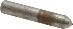 Made in USA - 1" Long x 3/16" Shank Diam Phono Point Diamond Dresser - 90° Included Angle - Industrial Tool & Supply