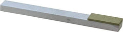 Made in USA - Very Fine, 1" Length of Cut, Single End Diamond Hone - 220 Grit, 3/8" Wide x 3/8" High x 4" OAL - Industrial Tool & Supply
