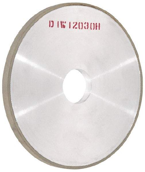 Made in USA - 6" Diam x 1-1/4" Hole x 1/2" Thick, 150 Grit Surface Grinding Wheel - Diamond, Type 1A1, Very Fine Grade - Industrial Tool & Supply