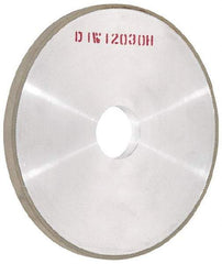 Made in USA - 8" Diam x 1-1/4" Hole x 1/2" Thick, 150 Grit Surface Grinding Wheel - Diamond, Type 1A1, Very Fine Grade - Industrial Tool & Supply