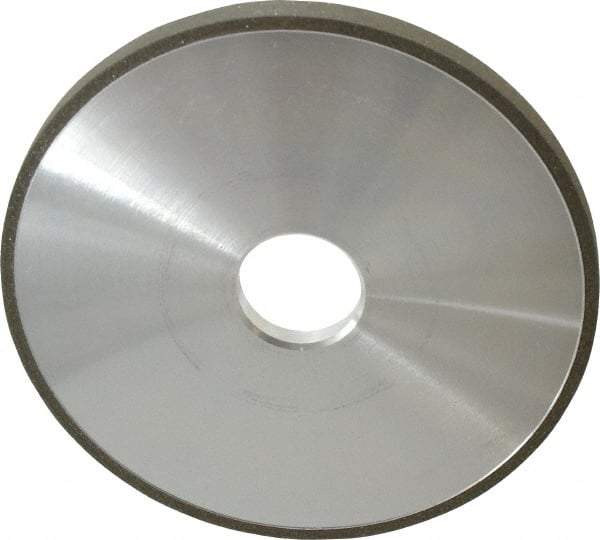 Made in USA - 6" Diam x 1-1/4" Hole x 3/8" Thick, 100 Grit Surface Grinding Wheel - Diamond, Type 1A1, Fine Grade - Industrial Tool & Supply