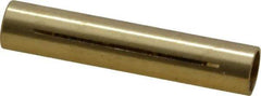 Made in USA - 1/8" Diam Select Replacement Through Hole Barrel - 0.6" Barrel Length, Eccentric Slot - Industrial Tool & Supply