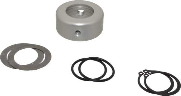 Allied Machine and Engineering - 1/4 NPT, 1-3/4" ID x 3" OD, Rotary Coolant Adapter for Indexable Tools - 1-3/8" Thick, 3/8 NC" Drive Rod Thread, 1-3/8" OAL, Series T-A - Industrial Tool & Supply