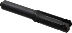 Allied Machine and Engineering - Series B, 1-1/4 to 1-3/4" Diam, 1" Diam Straight Shank, Straight Flute Spade Drill - 3-1/2" Max Depth, 4-3/32" Body Length, 7" OAL, Short Length, Through Coolant - Industrial Tool & Supply