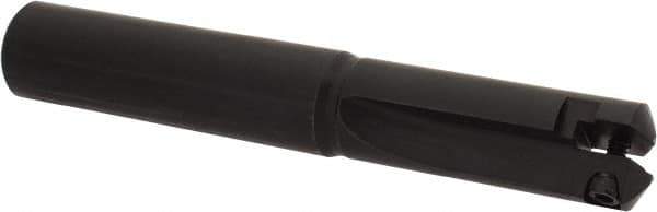 Allied Machine and Engineering - Series A, 31/32 to 1-3/8" Diam, 1" Diam Straight Shank, Straight Flute Spade Drill - 3" Max Depth, 3-17/32" Body Length, 6-1/2" OAL, Short Length - Industrial Tool & Supply