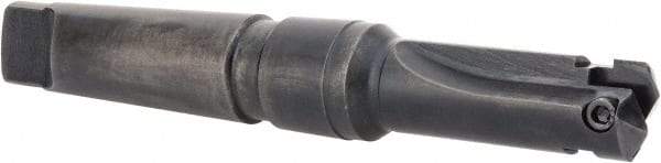 Allied Machine and Engineering - Series A, 31/32 to 1-3/8" Diam, 4MT Taper Shank, Straight Flute Spade Drill - 3" Max Depth, 3-25/32" Body Length, 7-7/8" OAL, Short Length - Industrial Tool & Supply