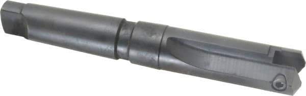 Allied Machine and Engineering - Series B, 1-1/4 to 1-3/4" Diam, 4MT Taper Shank, Straight Flute Spade Drill - 3-1/2" Max Depth, 4-11/32" Body Length, 8-3/8" OAL, Short Length - Industrial Tool & Supply